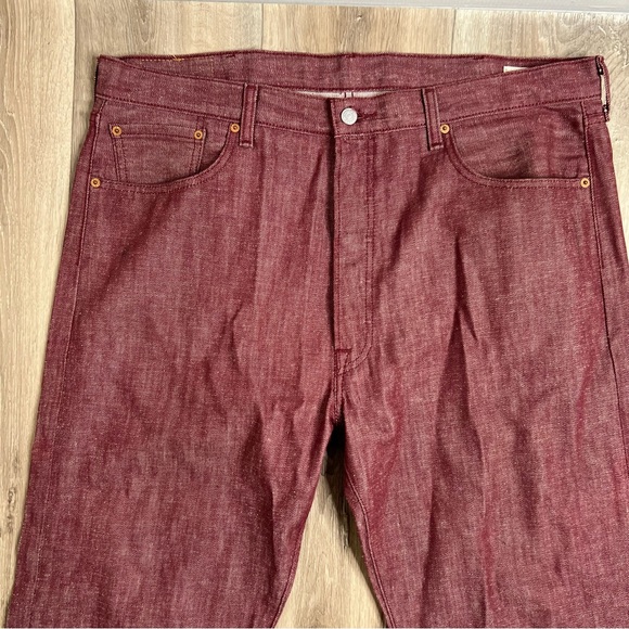 Levi’s 501 Men’s Original Fit White Oak Cone Jeans Red Stone Washed - Picture 3 of 11